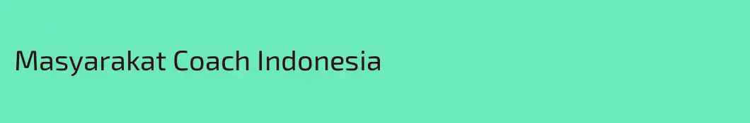 Masyarakat Coach Indonesia 